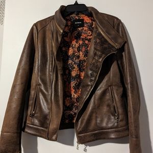 Vegan leather jacket
